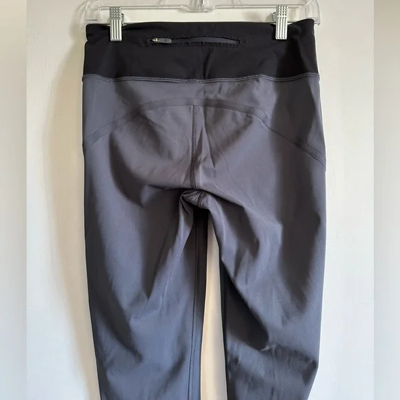Lululemon Athletica Blue Tied/Black Gray Smooth Stride Tight Leggings size 6 - Picture 14 of 16